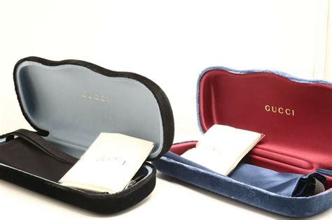 gucci eyegkasses case|Gucci sunglasses case velvet.